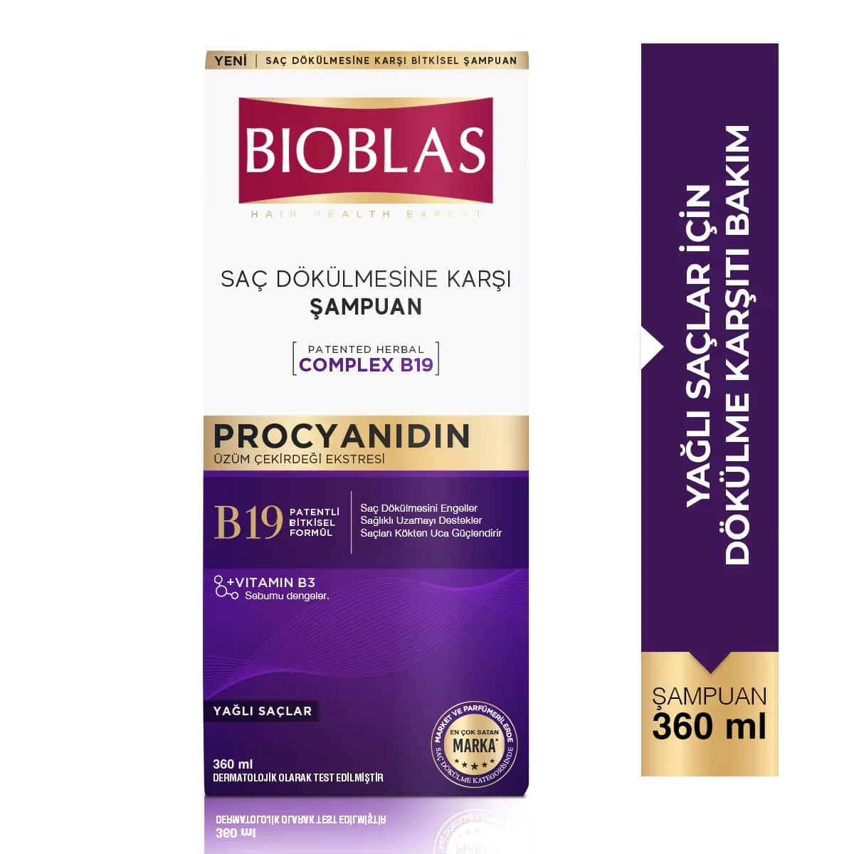 Bioblas Anti Hair Loss And Anti Oiliness Shampoo 360 ml