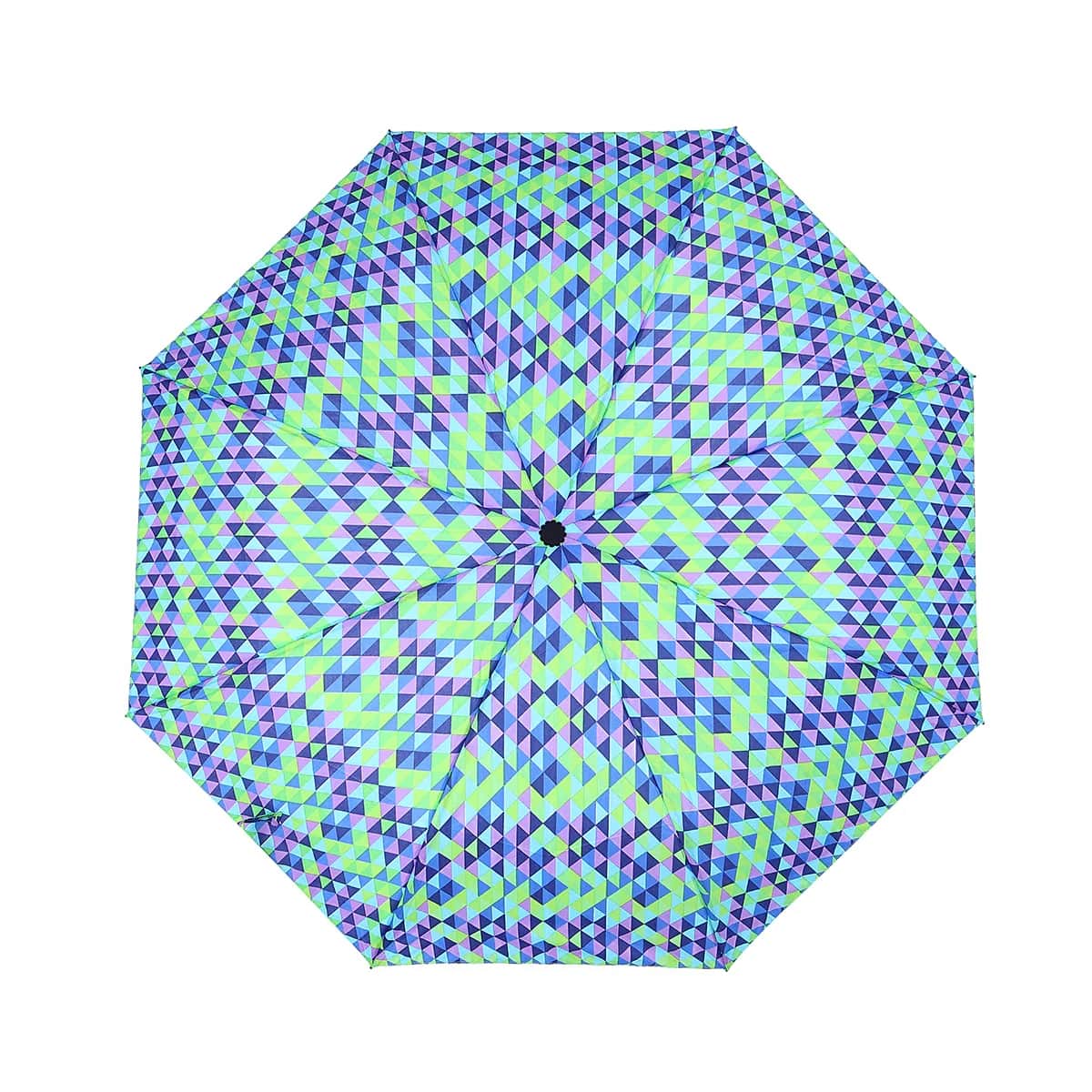 True Spirit Umbrella Semi-automatic Colored Triangles