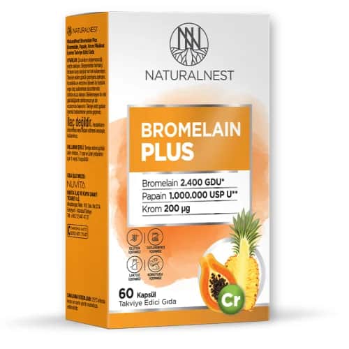 Naturalnest Bromelain Plus 60 capsules