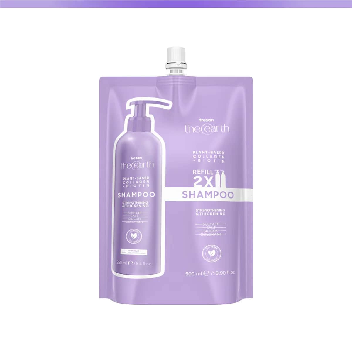 Tresan The Earth Shampoo Collagen&amp;biotin 500 ml