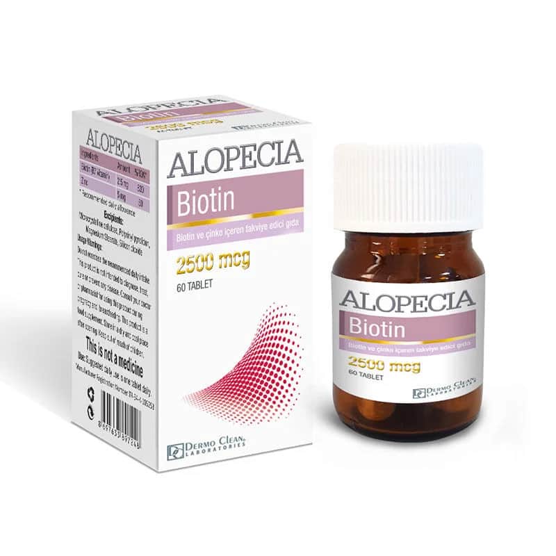 Dermo Clean Alopecia Biotin 2500 mcg 60 tablets