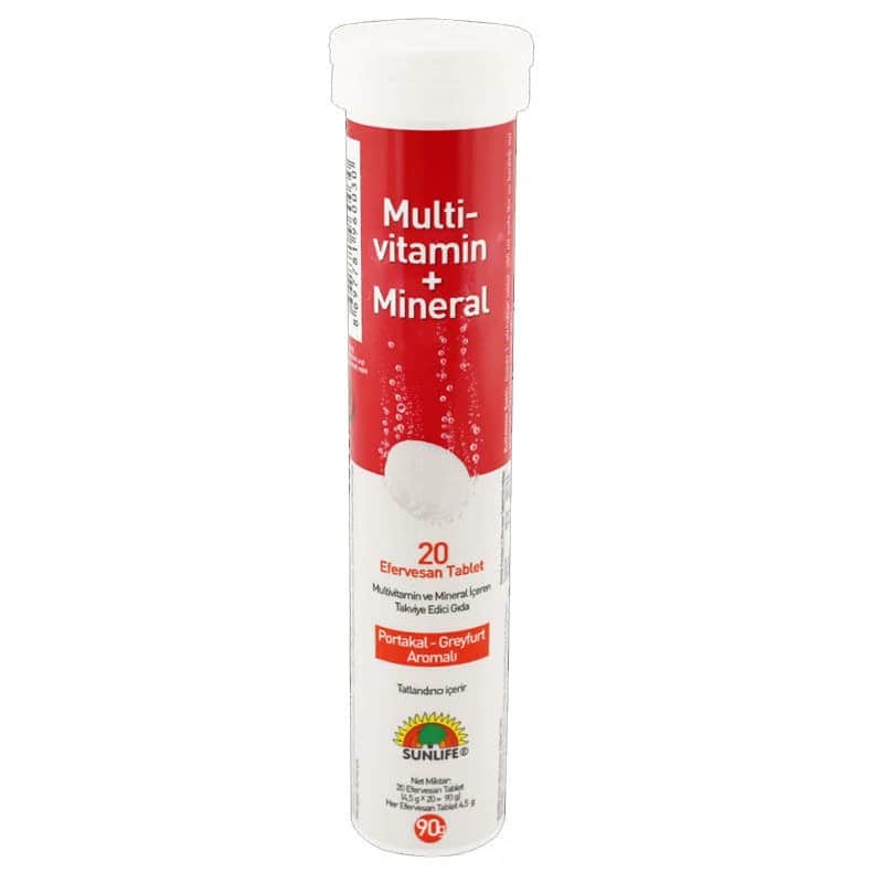 Sunlife Multi-vitamin + Mineral 20 tablets