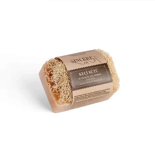 Eloque Pumpkin Fiber Goat Milk Soap - 120g Natural Cleanser