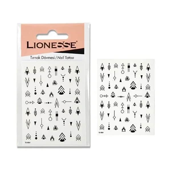 Lionesse Nail Tattoo - 1 Piece Water Transfer Nail Art Design