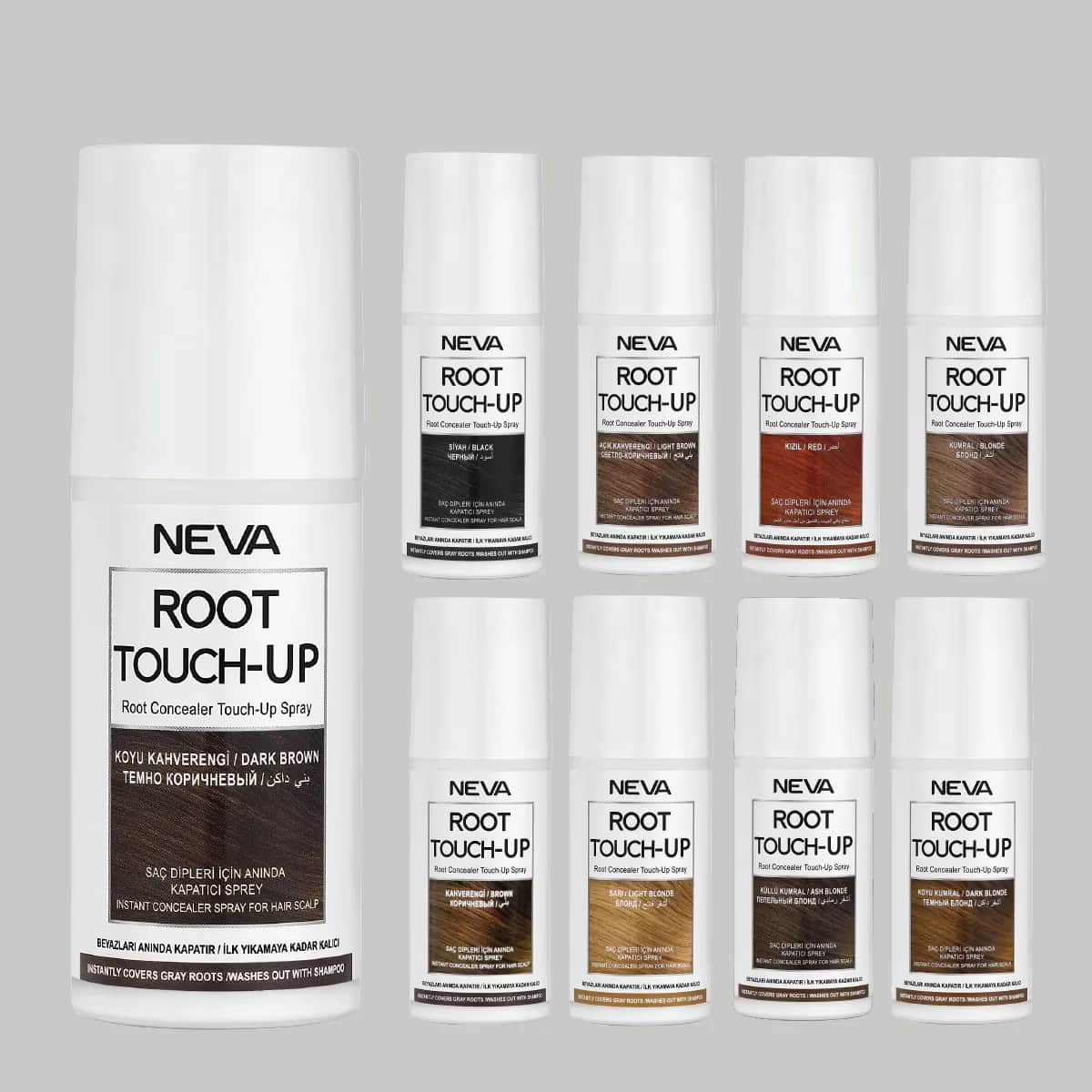 Neva Root Touch-up Concealer Spray Dark Brown 75 ml