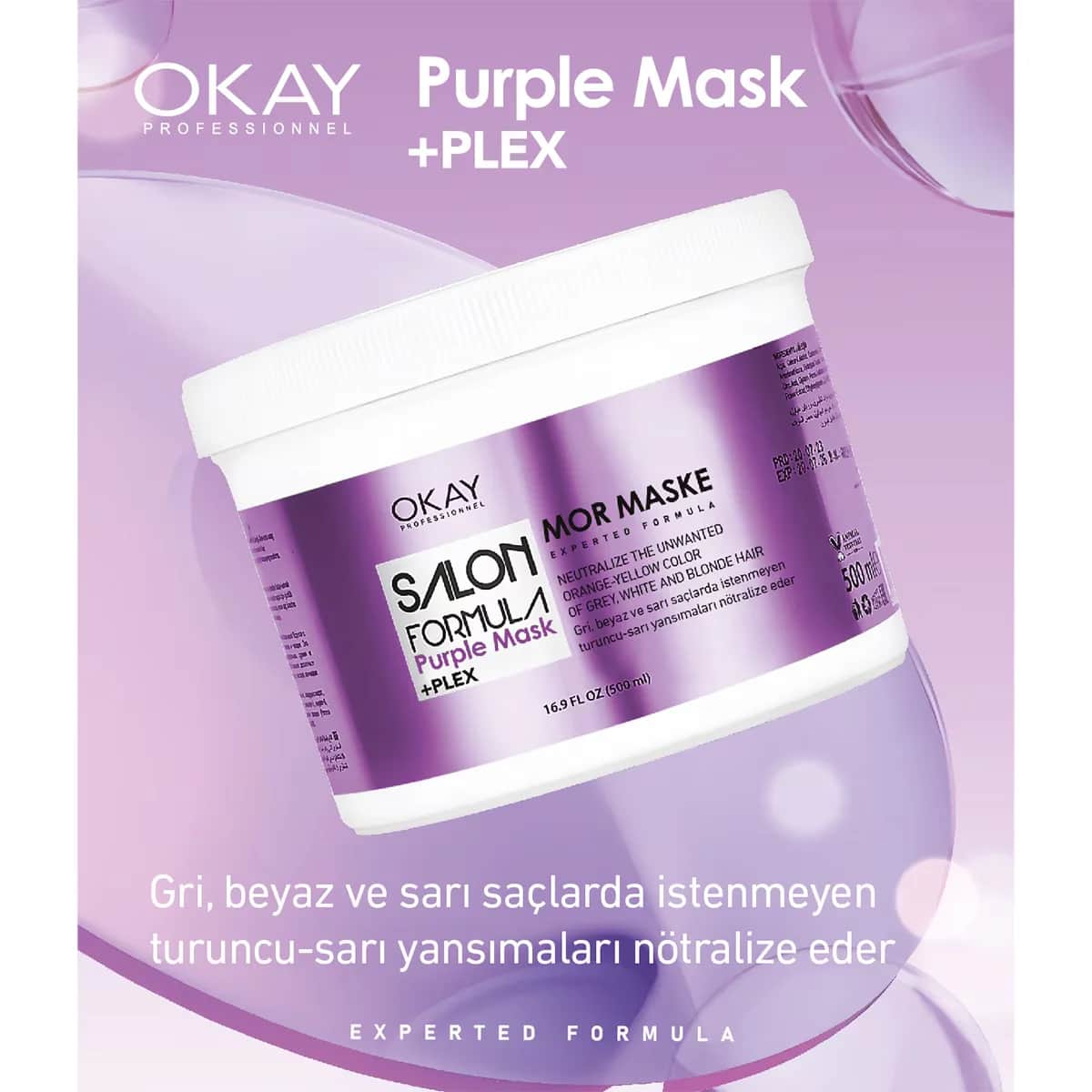 Okay Salon Formula Hair Mask Purple 500 ml