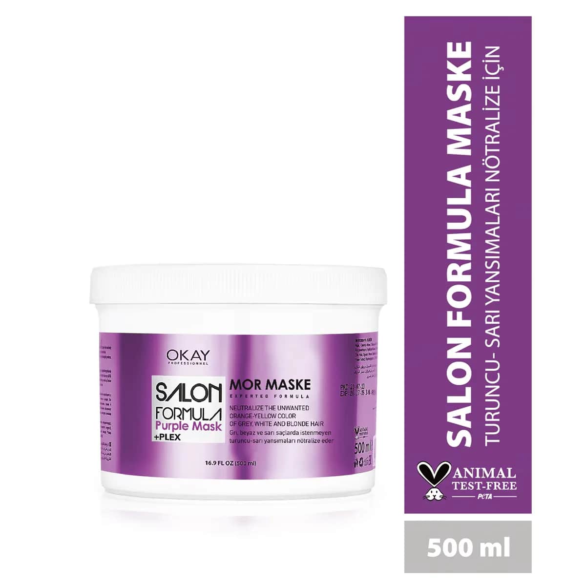 Okay Salon Formula Hair Mask Purple 500 ml