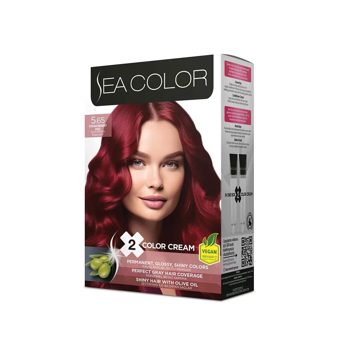 Sea Color Kit Paint 5.65 Strawberry Red 1 pcs