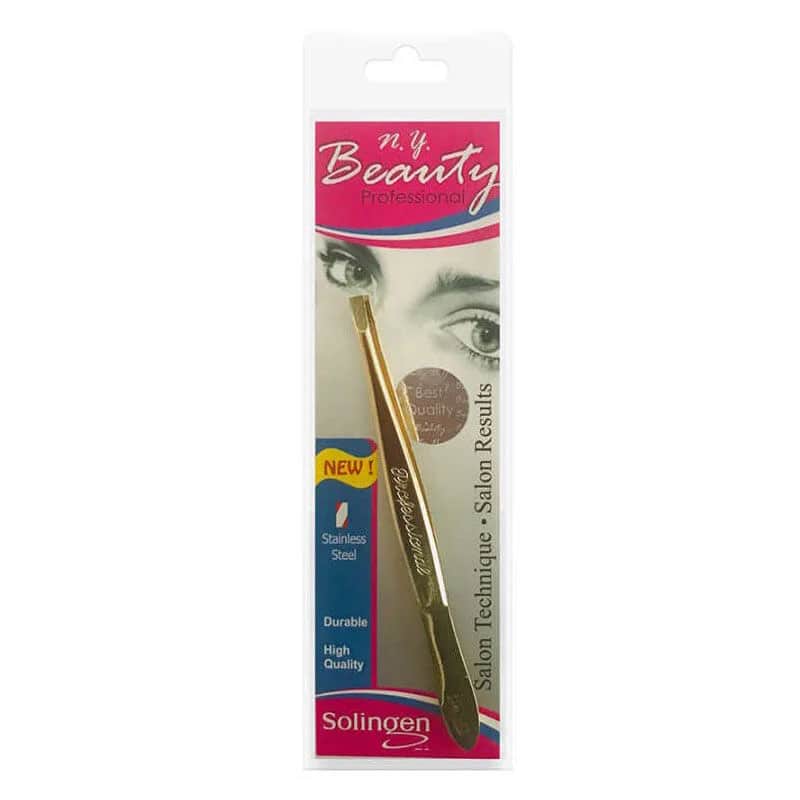 Ny Beauty Tweezers Gold 003