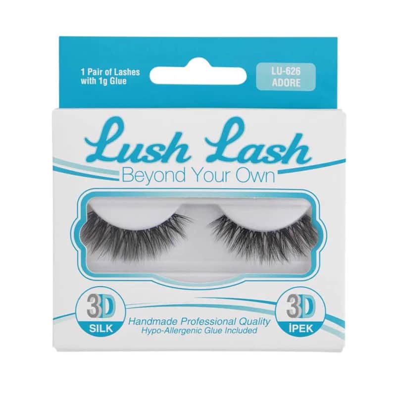Lush Lash 3 D Silk False Eyelashes Adore