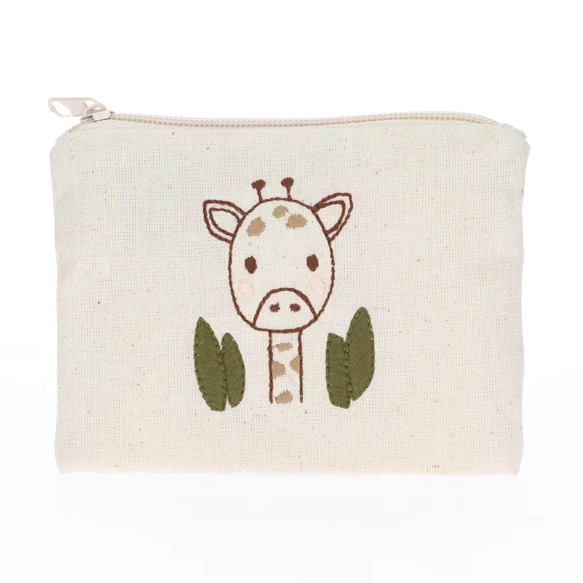 Kedv Giraffe Embroidered Wallet