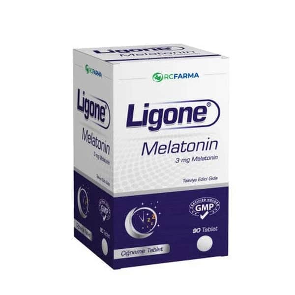 Ligone Melatonin 3mg Sleep Aid - 90 Tablets for Restful Sleep