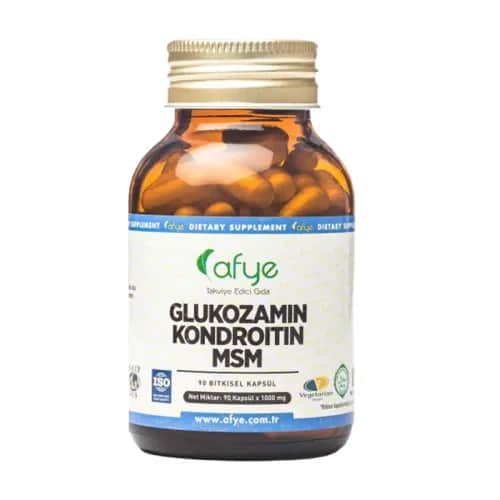 Afye Glucosamine Chondroitin Msm 1000 mg-90 capsules