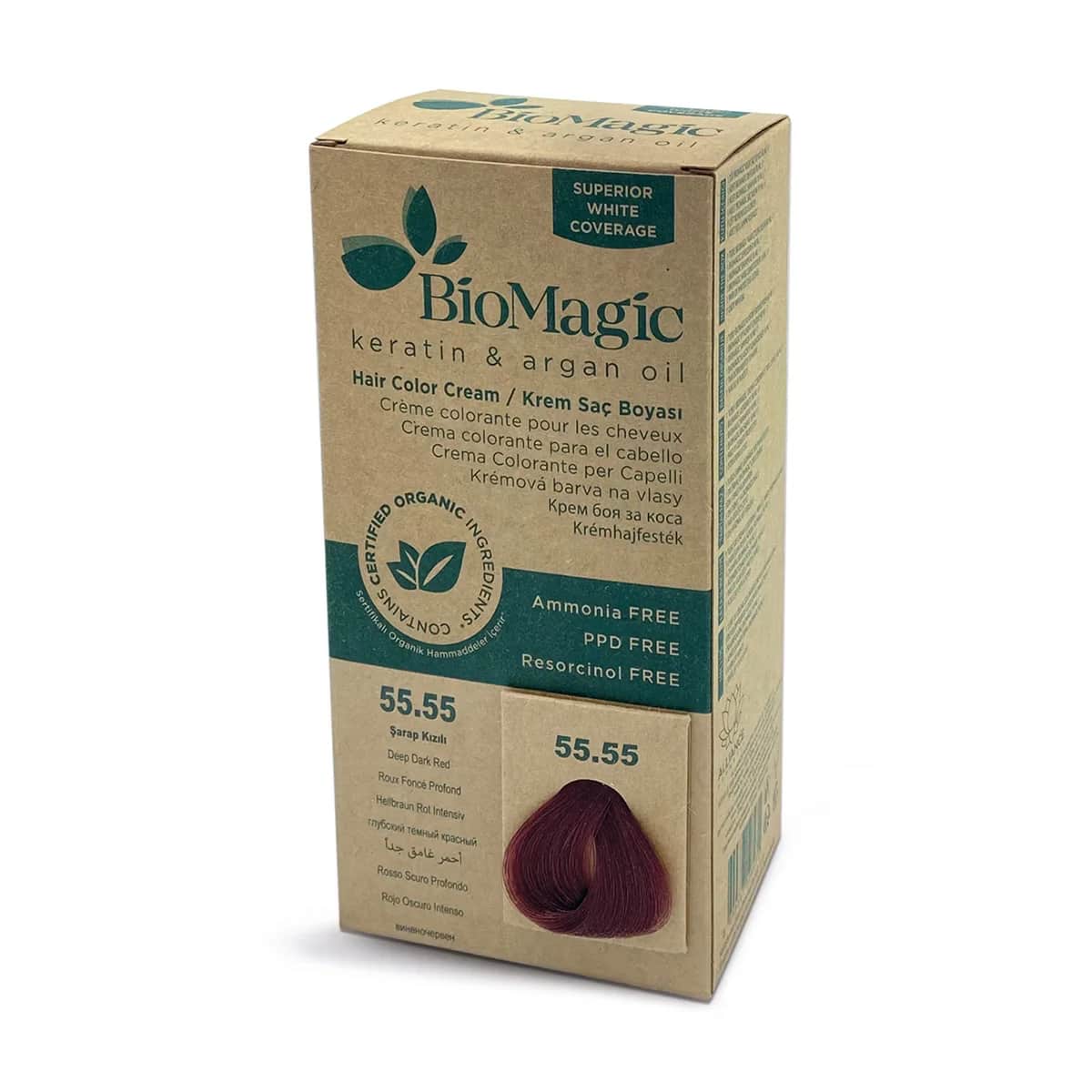Biomagic Hair Color Wine Red No: 55.55