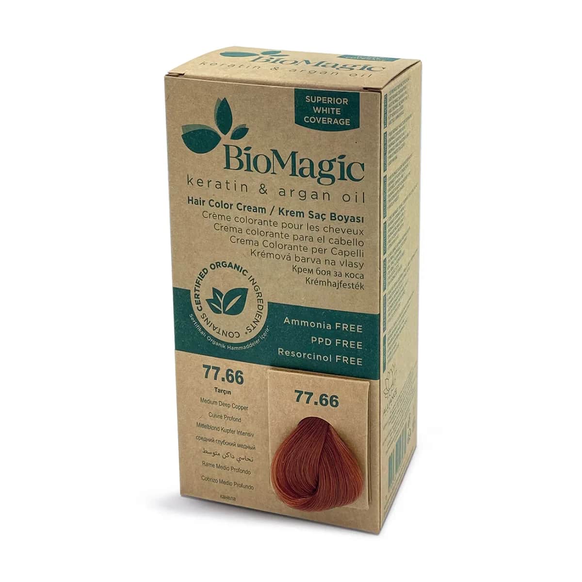 Biomagic Hair Color Cinnamon No: 77.66