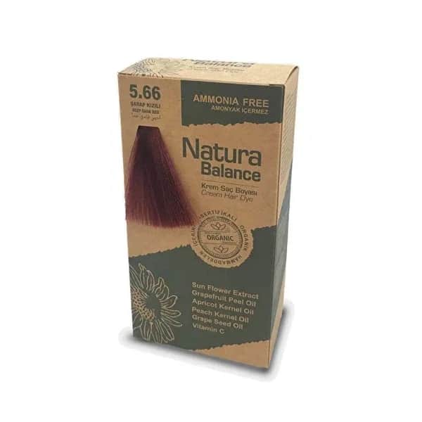 Natura Balance Cream Hair Dye Wine Red 5.66 1 pcs