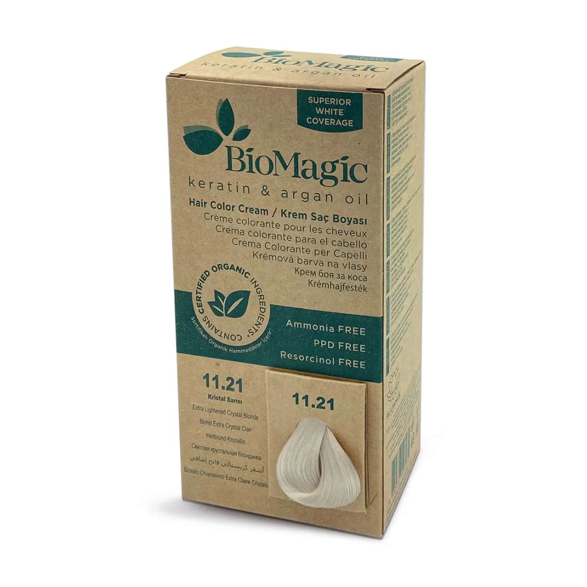 Biomagic Hair Color Crystal Yellow No: 11.21