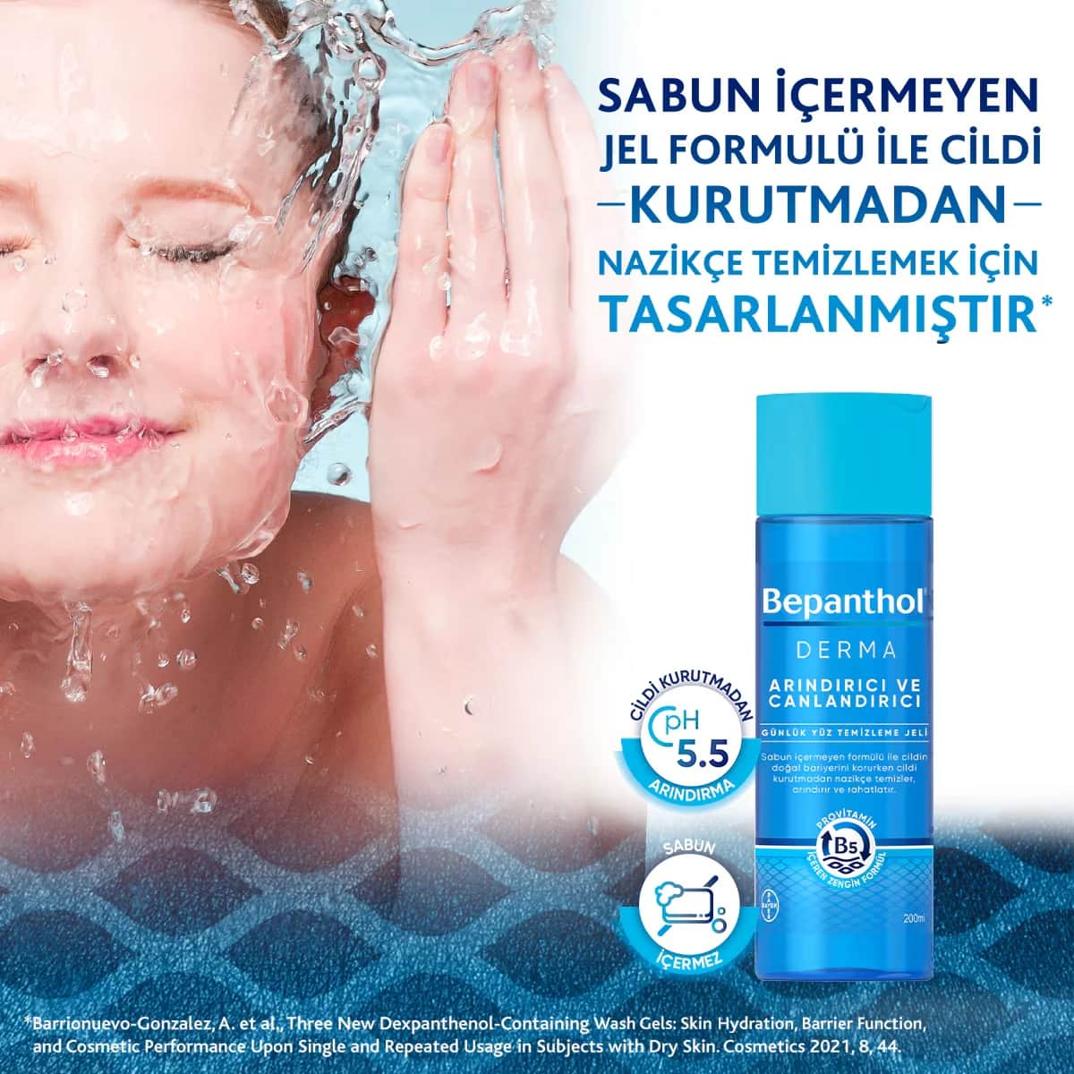 Bepanthol Purifying And Revitalizing Daily Salt Cleansing Gel 200 ml