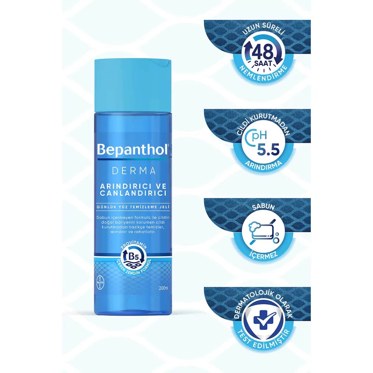 Bepanthol Purifying And Revitalizing Daily Salt Cleansing Gel 200 ml