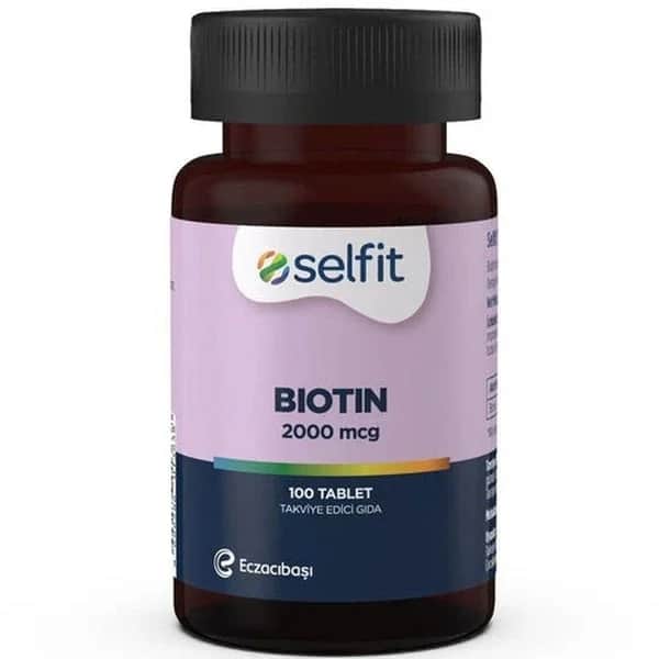 Selfit Biotin 2000 mcg 100 tablets