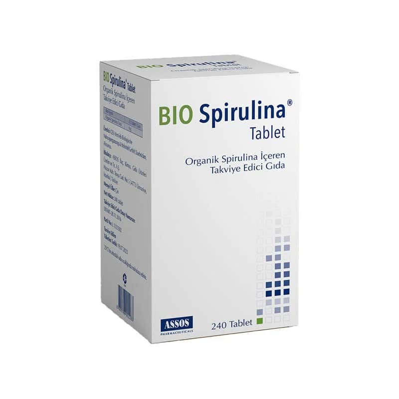 Assos İlaç Bio Spirulina 240 tablet