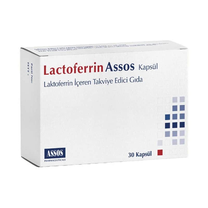Assos İlaç Lactoferrin Assos 30 capsules