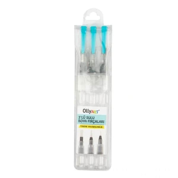 Ollyart 3-Pack Refillable Watercolour Brushes