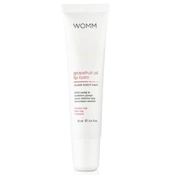 Womm SPF 30 Lip Care Cream - Hydrating Protection, 12 ml