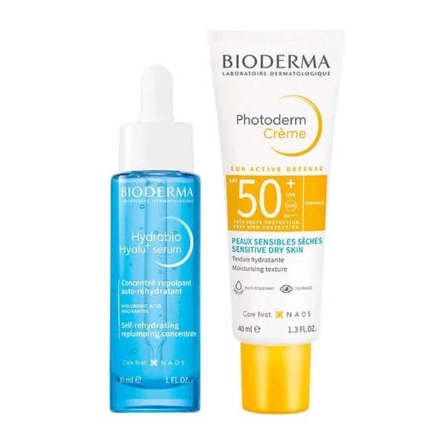 Bioderma Hydrabio Hyalu Serum &amp; Photoderm SPF 50 Cream Set
