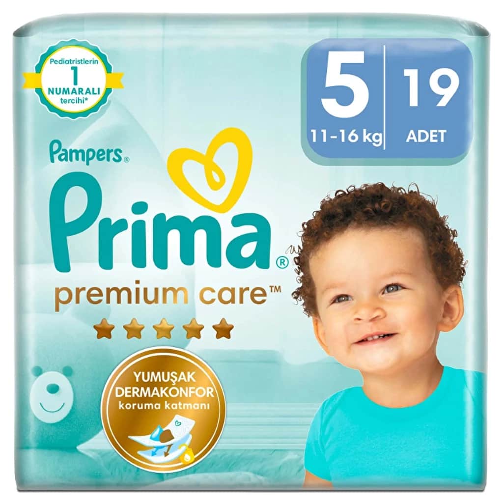 Prima Premium Care Diaper 5 size 19 pcs
