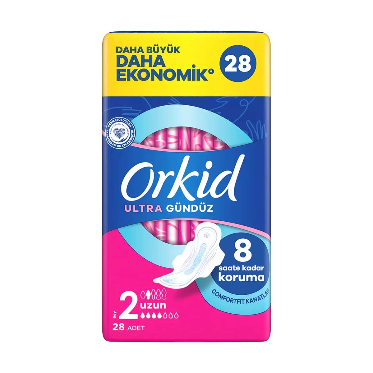 Orkid Ultra Long (size 2) Sanitary Pads 28 pcs