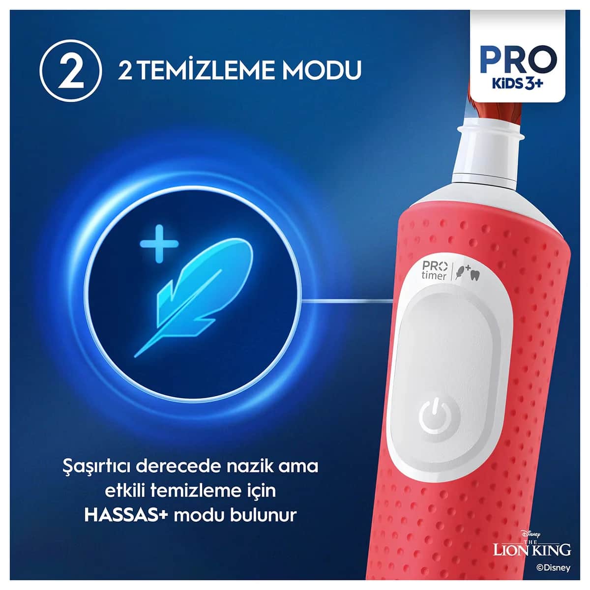 Oral-b Pro D103 lion King Rechargeable Toothbrush And Travel Case