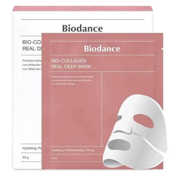 Biodance Bio Collagen Real Deep Mask 34 gr - Face Mask - 4 pcs