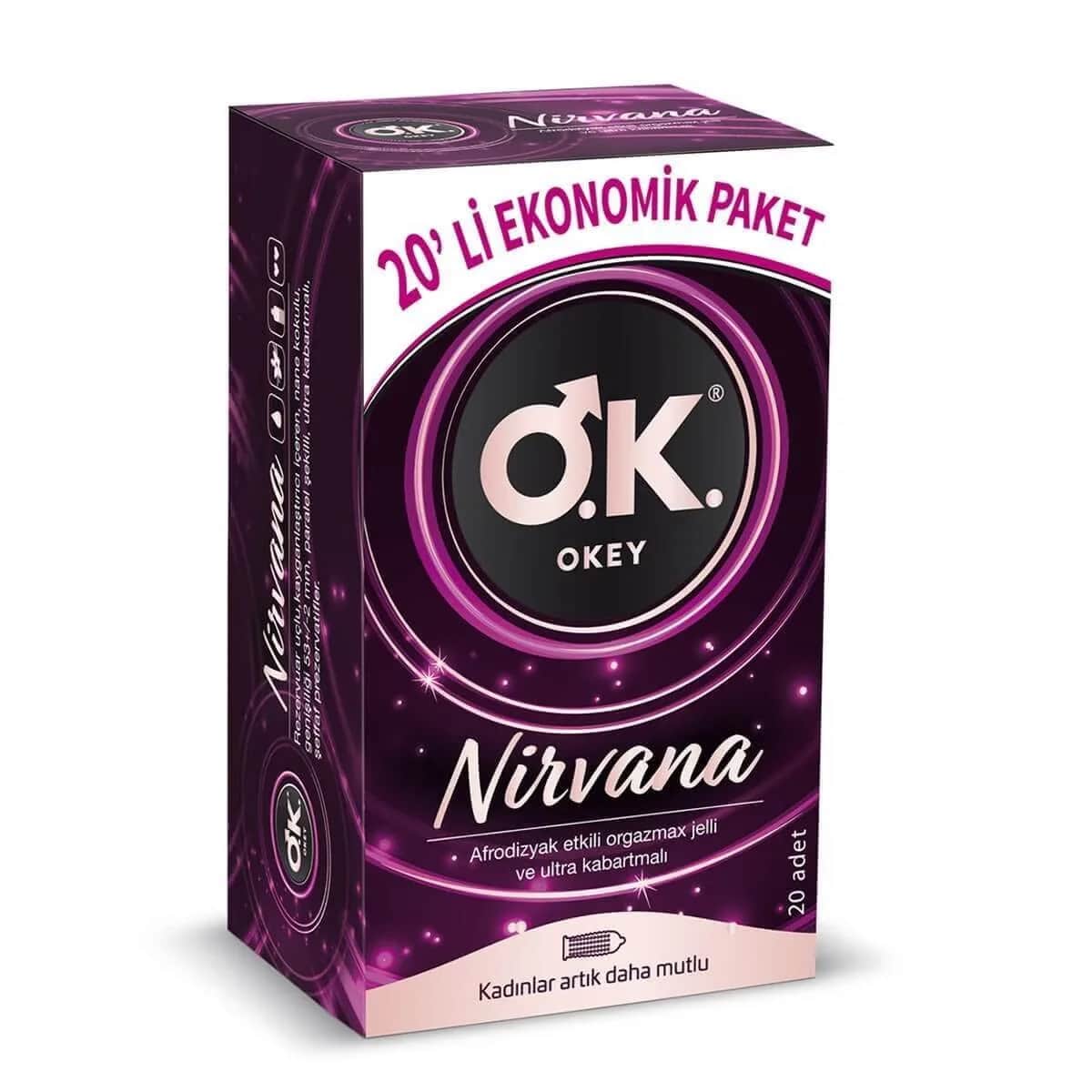 Okey Nirvana Condoms 20 pcs