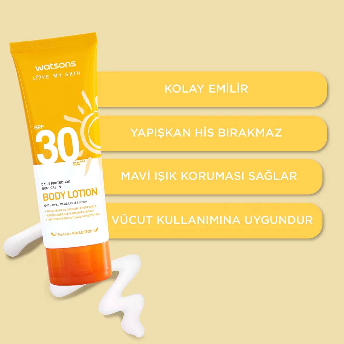 Watsons Daily Protection Body Lotion Spf30 100 ml