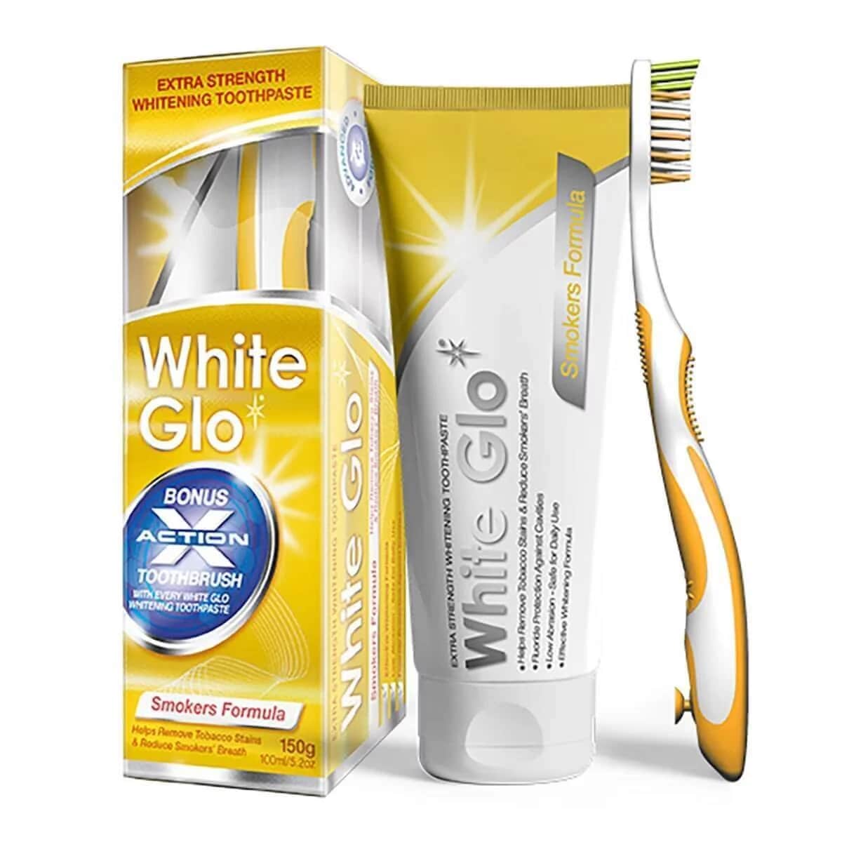 White Glo Whitening Toothpaste For Cigarette Stains 150 ml