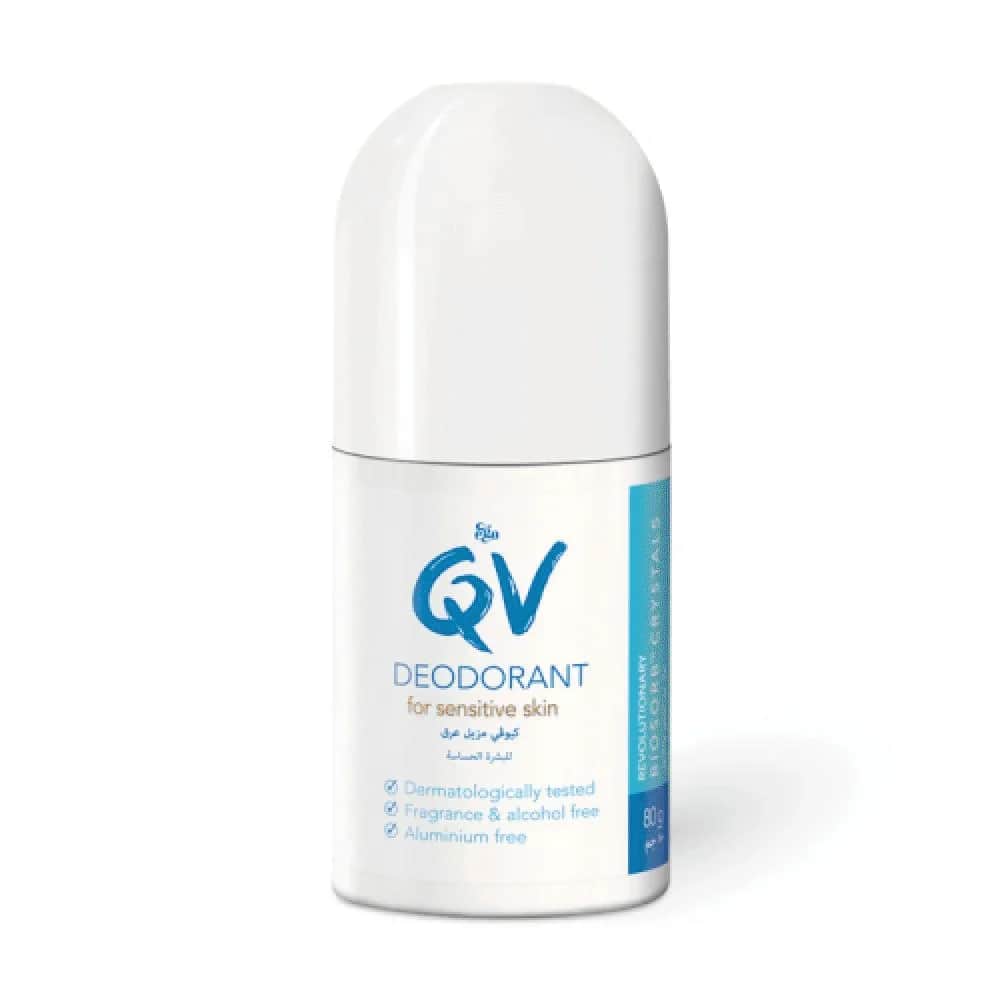 QV Sensitive Skin Deodorant Roll-On, 80g