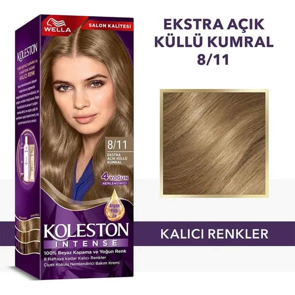 Wella Koleston Intense 8/11 Экстра Светлый Пепельный Русый - 1