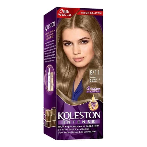 Wella Koleston Intense 8/11 Экстра Светлый Пепельный Русый - 2