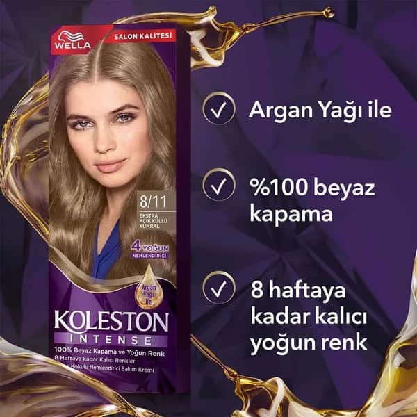 Wella Koleston Intense 8/11 Экстра Светлый Пепельный Русый - 6