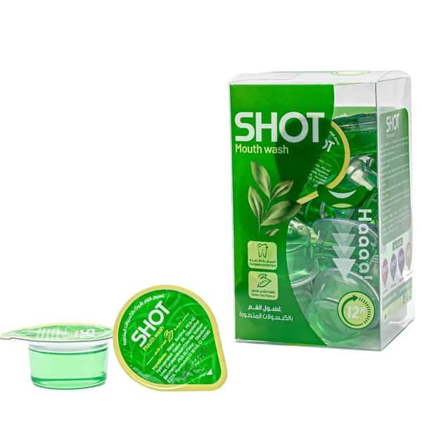 Shot Ополаскиватель для рта Зеленый чай - Свежее дыхание - 6