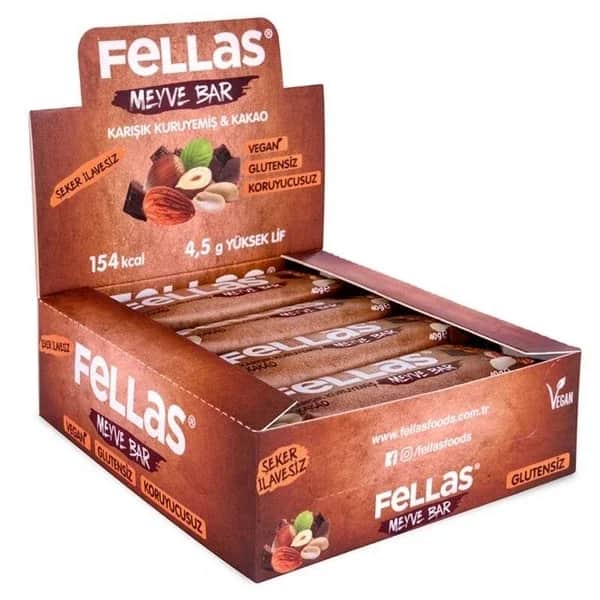 Фрукты и орехи Fellas - 40 г х 12 шт