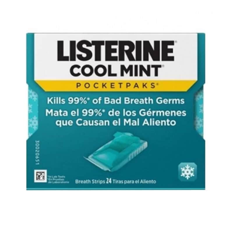 Листерин Кулминт Дамак Стрипс 24 листа от Listerine