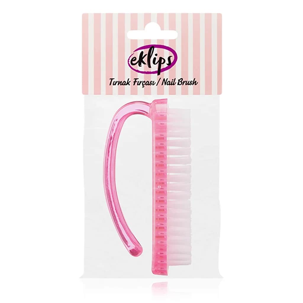 Кисть для ногтей Eklips Pink для чистых и ухоженных ногтей