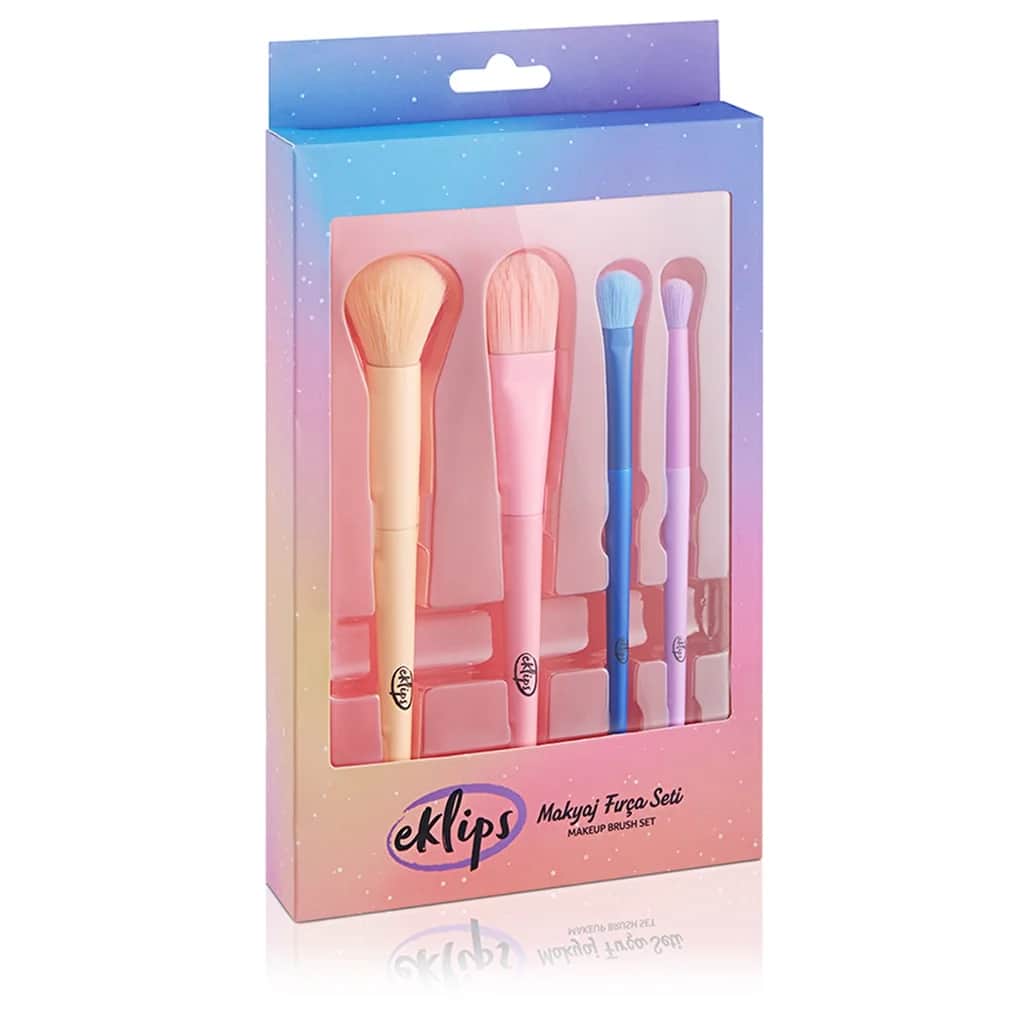 Набор кистей для макияжа Eklips Colorful