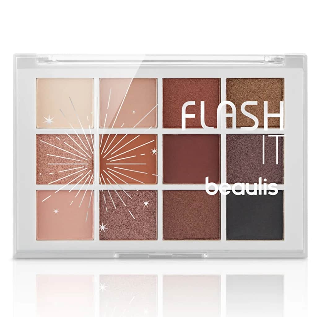 Палитра теней для век Beaulis Flash It 12 шт. 425 Полуночная мечта