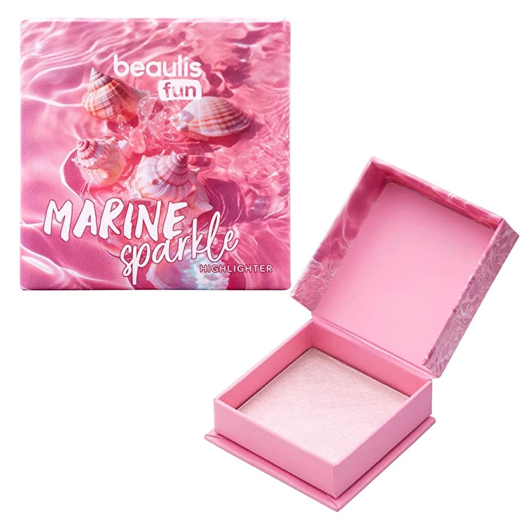 Пудра-иллюминатор Beaulis Marine Sparkle - Розовое сияние