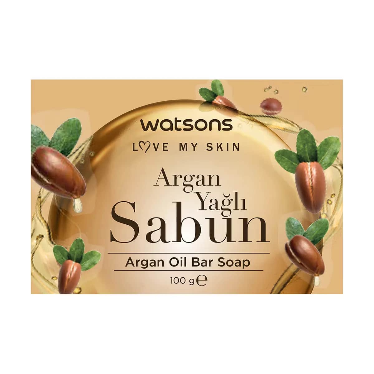 Мыло твердое с аргановым маслом 100 г от Watsons