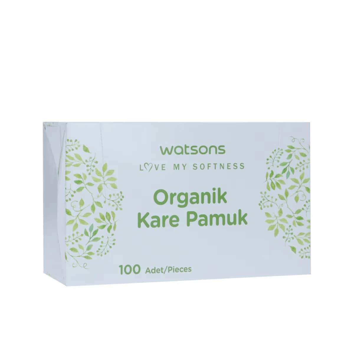 Кубик органического хлопка Watsons 100 шт