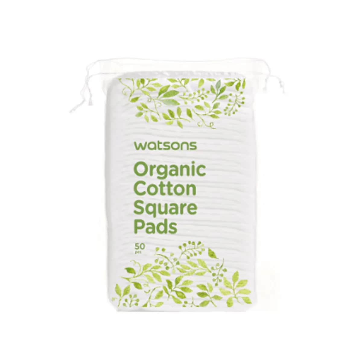 Косметические диски Watsons Organic квадратные 50 шт